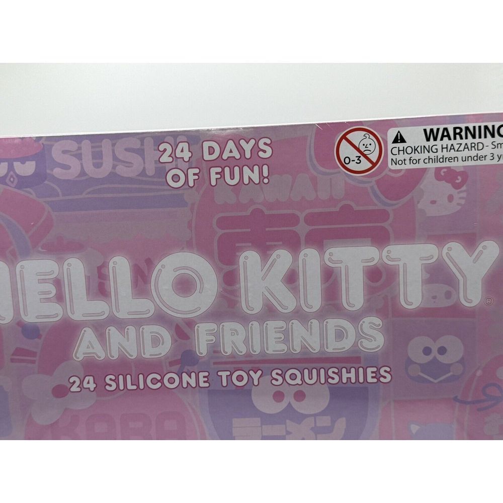 Sanrio Hello Kitty and Friends 24 Silicone Toy Squishies Set Factory Sealed - Picture 4 of 11